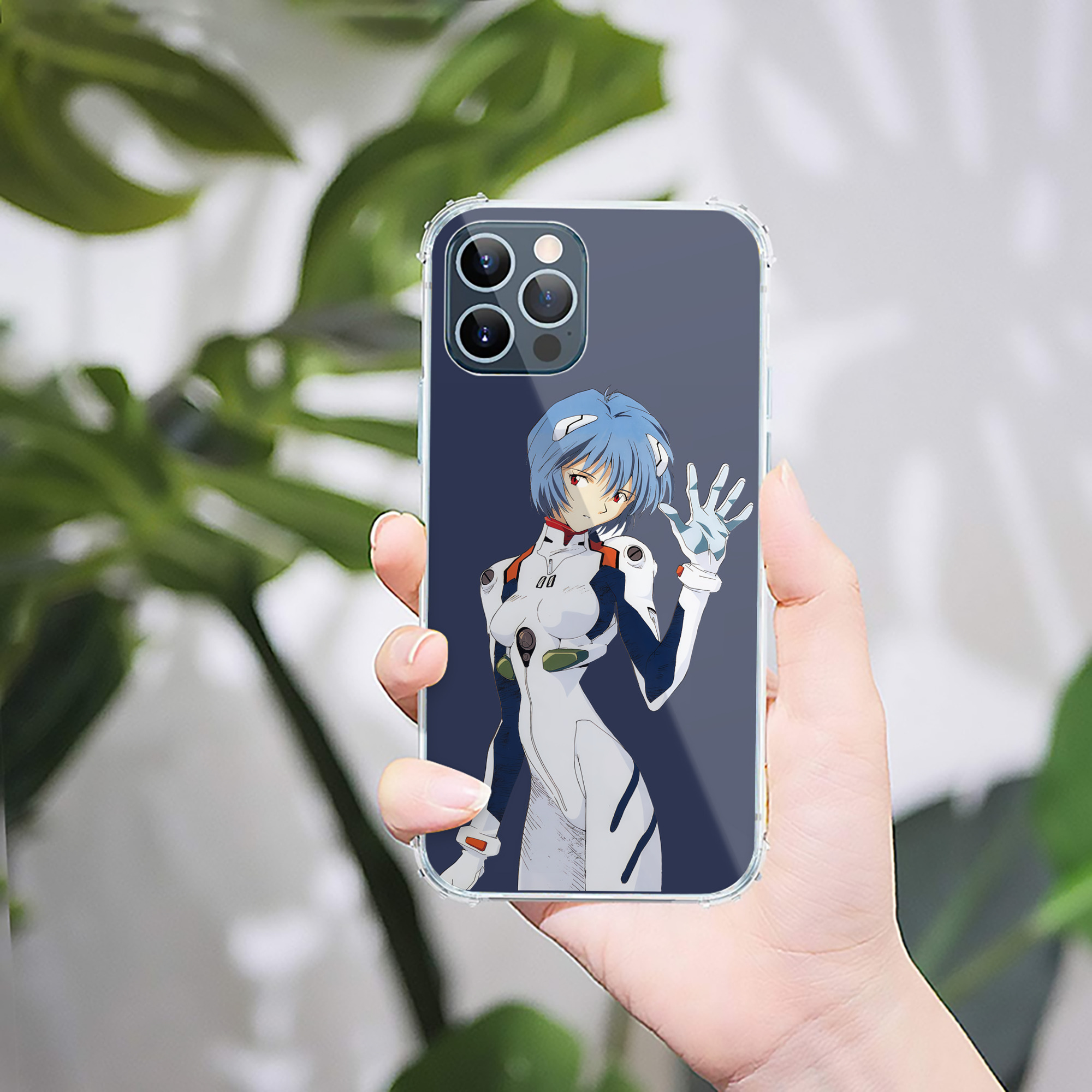 （画像用） EVA 新世紀エヴァンゲリオン 【iPhone 12シリーズ対応】透明スマホケース（クリアソフトケース）